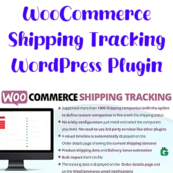 WooCommerce Shipping Tracking WordPress Plugin