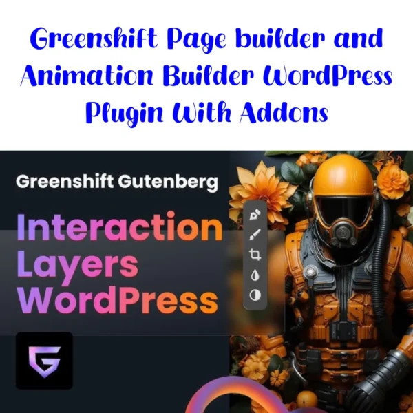 Greenshift Page builder and Animation Builder WordPress Plugin With Addons