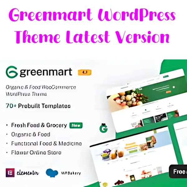 Greenmart WordPress Theme Latest Version