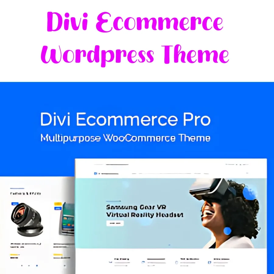 Divi Ecommerce Pro Wordpress Theme Latest Version