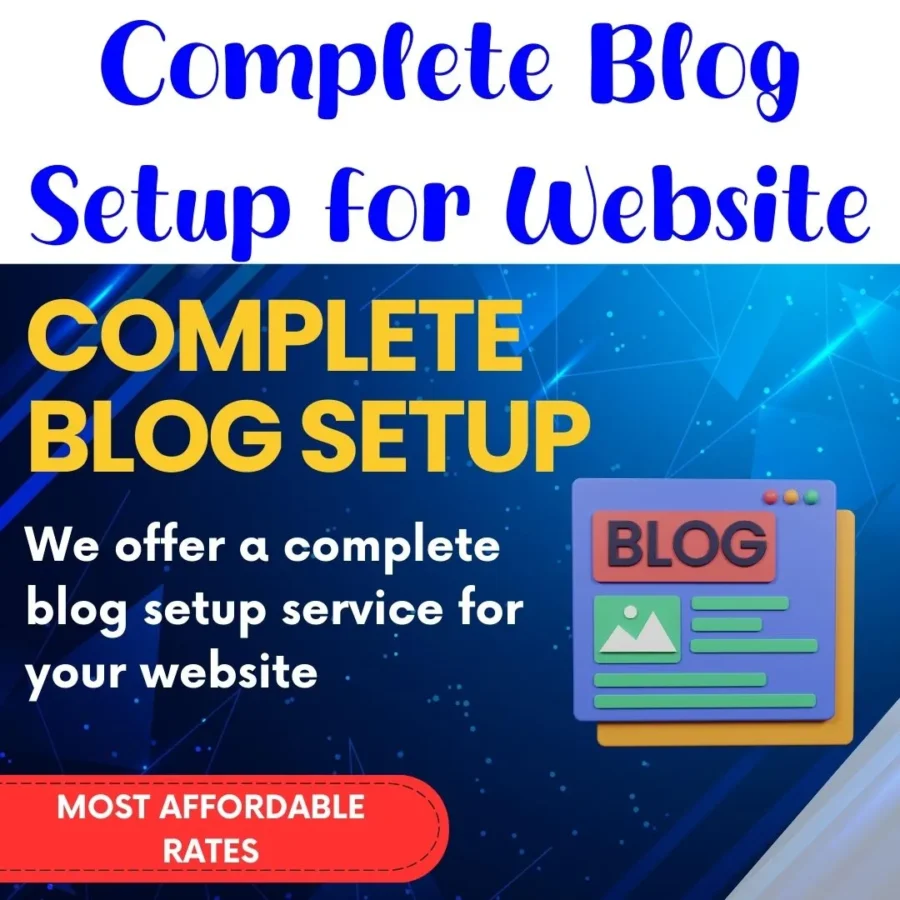 Complete Blog Setup